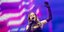 Η Στεφανία στη σκηνή του Ahoy Arena για τον διαγωνισμό της Eurovision 2021