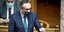 Ο αναπλητωτής υπουργός Υγείας Βασίλης Κοντοζαμάνης από τη Βουλή