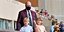 Ο πρίγκιπας Αλβέρτος με τα παιδιά του σε αγώνα ράγκμπι στο Μονακό