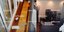 Η κάμερα ασφαλείας στο σπίτι στα Γλυκά Νερά, ξηλωμένη στο πάτωμα -Δεξιά γενική φωτό του σαλονιού