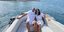 Ο Μάτζικ Τζόνσον με την σύζυγό του κάνουν διακοπές στα νησιά του Ιονίου