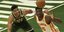 Ο Γιάννης Αντετοκούνμπο σε φάση από το Game 1 των Μιλγουόκι Μπακς με τους Ατλάντα Χοκς