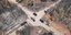 Εικόνες Drone από τις εργασίες αποκατάστασης του δικτύου ηλεκτροδότησης στις πυρόπληκτες περιοχές