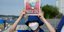Ιαπωνέζα με μάσκα με σήμανση για COVID-19