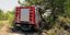 πυροσβεστικό όχημα σε δάσος για φωτιά