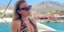 Τατιάνα Στεφανίδου με λεοπάρ μαγιό σε διακοπές σε σκάφος