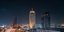 Το Παγκόσμιο Κέντρο Εμπορίου του Ντουμπάι τη νύχτα