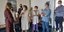 Η Λίνα Μενδώνη κατά την επίσκεψή της στο υδραγωγείο Αιδηψού