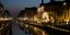 Το Naviglio Grande canal στο Μιλάνο τη νύχτα