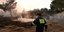 πυροσβέστης εθελοντής φωτιά στη Βαρυμπόμπη