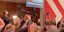 Πανηγυρισμοί στο στρατόπεδο του SPD μετά το exit poll