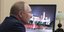 Ο Βλαντιμίρ Πούτιν με φόντο το Κρεμλίνο