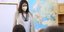 υπουργός Παιδείας Νίκη Κεραμέως λευκή μάσκα χάρτης αίθουσα σχολείο