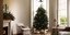 σαλόνι με χριστουγεννιάτικο δέντρο