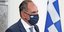 υπουργός Επικρατείας Γιώργος Γεραπετρίτης μάσκα ελληνική σημαία