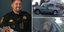Ο αστυνομικός Μάικλ Γκρέγκορεκ έσωσε το σκύλο από το φλεγόμενο όχημα
