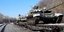 Ρωσικά τανκς σε πλατφόρμα τρένου αποχωρούν από την Κριμαία
