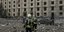 Καταστροφές στο δημαρχείο του Κιέβου από τους βομβαρδισμούς