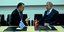 Ο Νίκος Παναγιωτόπουλος και ο Χουλουσί Ακάρ, στη συνάντηση των υπουργών Άμυνας του ΝΑΤΟ