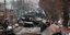 Κατεστραμμένα ρωσικά στρατιωτικά οχήματα σε πόλη της Ουκρανίας