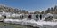 Η χιονισμένη λίμνη Μπελέτσι στην Ιπποκράτειο Πολιτεία
