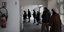 Γάλλοι πολίτες περιμένουν στην ουρά να ψηφίσουν