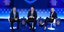 Από αριστερά o Matt Brittin, πρόεδρος EMEA Business & Operations της Google, ο Βασίλης Κικίλιας, Υπουργός Τουρισμού και η Μαρία Νικόλτσιου, Anchorwoman, Alpha TV