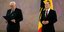 Ο πρόεδρος της Γερμανίας Φρ. Β. Σταϊνμάιερ και ο Καγκελάριος Ο. Σολτς (δεξιά)