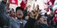 Διαδηλωτές σε συγκέντρωση διαμαρτυρίας κατά του Τυνήσιου Προέδρου Kais Saied, στην Τύνιδα
