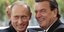 O πρώην καγκελάριος της Γερμανίας, Σρέντερ και ο Ρώσος πρόεδρος Πούτιν 