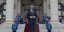 Ο Πρόεδρος της Σερβίας Αλεξάνταρ Βούτσιτς μιλά στην τελετή αναγόρευσής τους σε Πρόεδρο της Δημοκρατίας