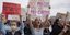 Διαδήλωση για το δικαίωμα στην άμβλωση στο Καπιτώλιο της πολιτείας της Γιούτα την Πέμπτη 5 Μαΐου 2022, στο Σολτ Λέικ Σίτι 