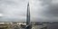 Ο πύργος των κεντρικών γραφείων της Gazprom στην Αγία Πετρούπολη