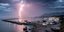 Κεραυνός στο λιμάνι στο Καρλόβασι στη Σάμο -Κακοκαιρία Genesis