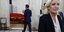 O πρόεδρος της Γαλλίας, Μακρόν μετά τη συναντησή του με την ακροδεξιά Μαρίν Λεπέν