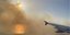 Η φωτιά στη Βούλα, όπως καταγράφηκε μέσα από αεροπλάνο
