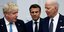 Μπόρις Τζόνσον, Εμανουέλ Μακρόν και Τζο Μπάιντεν στη Σύνοδο της G7