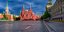 Η Κόκκινη πλατεία στη Μόσχα και το Κρεμλίνο