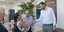 Επίσκεψη στελεχών της ΝΔ με επικεφαλής τον Παύλο Μαρινάκη στο Αιγάλεω
