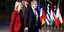 O απερχόμενος πρωθυπουργός της Βρετανίας, Μπόρις Τζόνσον και η υποψήφια διάδοχός του, Λιζ Τρας 