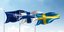 Σημαίες Φινλανδία Σουηδία ΝΑΤΟ
