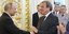 O Ρώσος πρόεδρος Πούτιν και ο πρώην καγκελάριος της Γερμανίας Σρέντερ