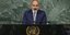 Ο Πρωθυπουργός της Αρμενίας στο βήμα της ΓΣ του ΟΗΕ/ Φωτογραφία: AP