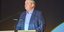 Ο πρώην πρωθυπουργός Κώστας Καραμανλής στην ομιλία του στην Κρήτη 