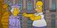 Η βασίλισσα Ελισάβετ σε επεισόδιο των Simpsons