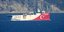Το τουρκικό ερευνητικό σκάφος Oruc Reis ενώ διαπλέει το στενό της Χίου 