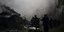 Καταστροφή κτηρίου σε βομβαρδισμό στη Ζαπορίζια