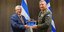 Ο Αρχηγός ΓΕΕΘΑ με τον γενικό διευθυντή του υπουργείου 'Αμυνας του Ισραήλ Amir Eshel