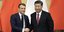 Οι πρόεδροι Γαλλίας και Κίνας, Εμανουέλ Μακρόν και Σι Τζινπίνγκ