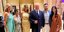 Ο Ντόναλντ Τραμπ με την σύζυγό του Μελάνια και την πρώην του Μάρλα Μαπλς στο γάμο της κόρης του